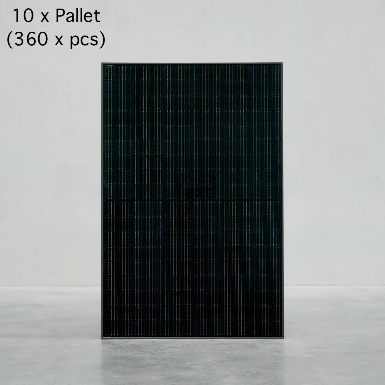 10 x Pallet (360 x pcs) TW 440W N-Type Half-Cell Bi-facial Full-black Module