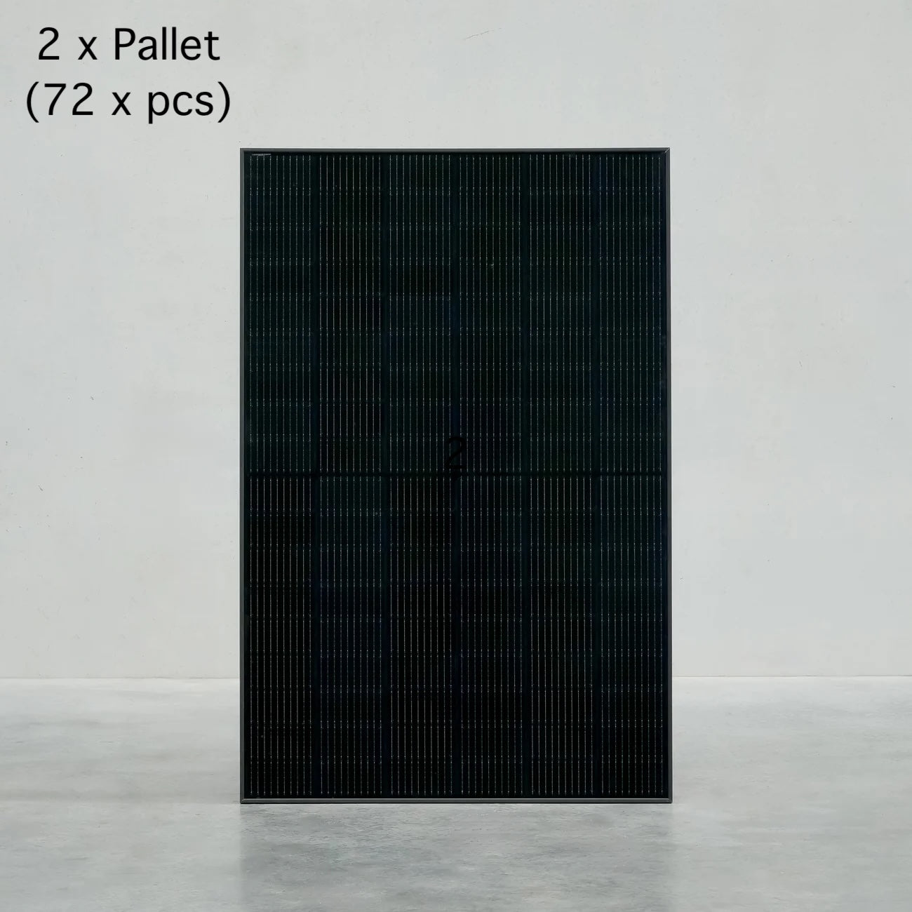 2 x Pallet (72 x pcs) TW 440W N-Type Half-Cell Bi-facial Full-black Module
