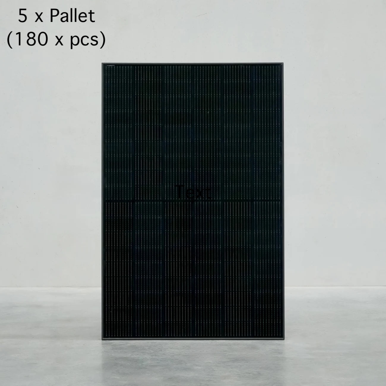 5 x Pallet (180 x pcs) TW 440W N-Type Half-Cell Bi-facial Full-black Module