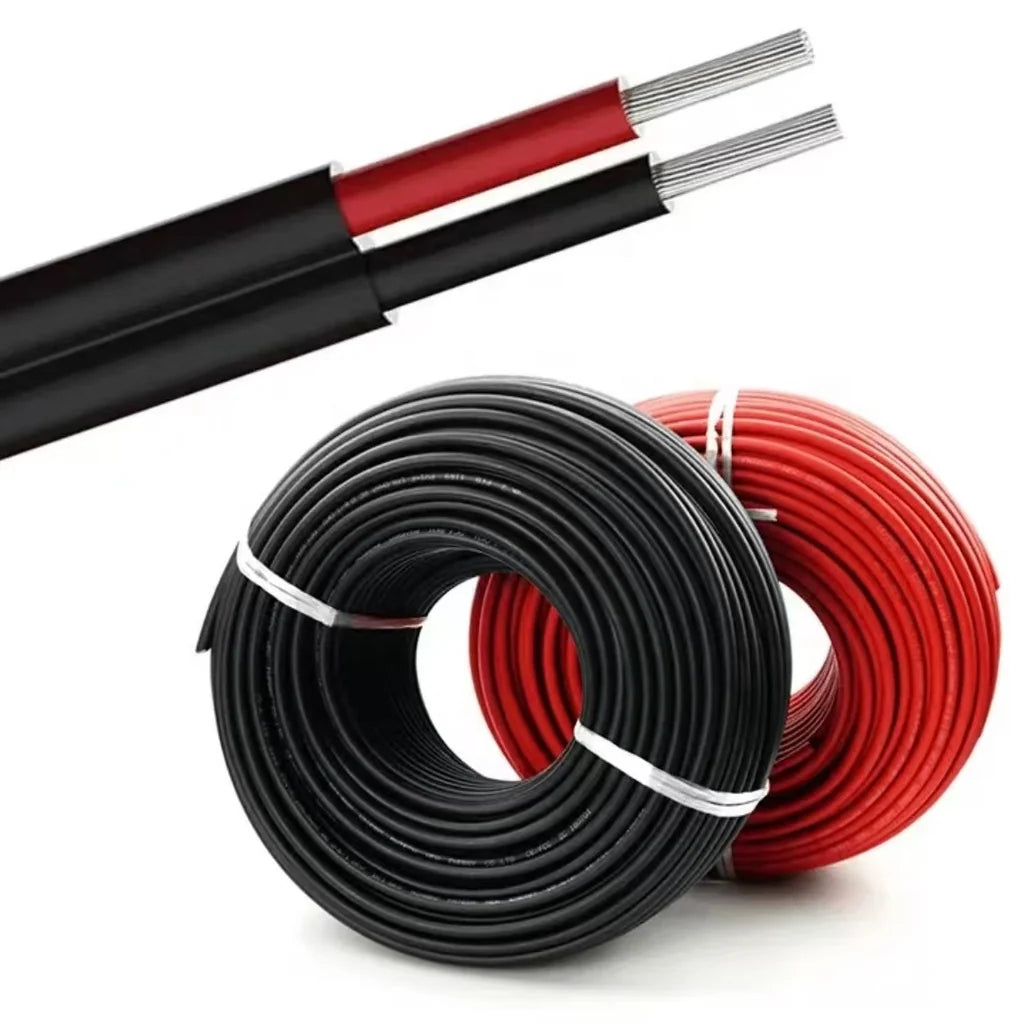 100m Double Insulated  PV Cable - Twin Core - 3 sizes