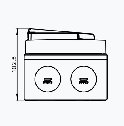 ZJBENY 3-Pole AC Isolator (BYA-63-L)